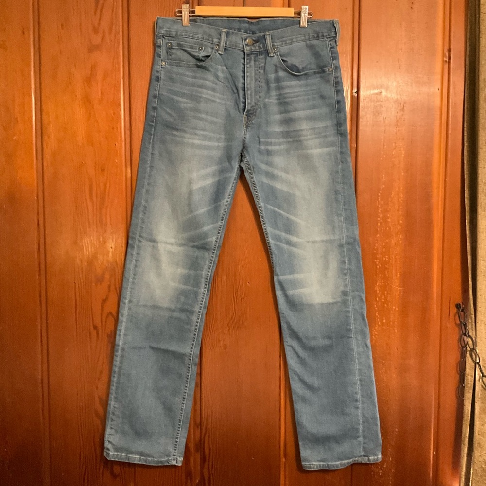 Levi's 505 Men's Straight Jeans - 34 x 34 Regular Denim Jeans #2348